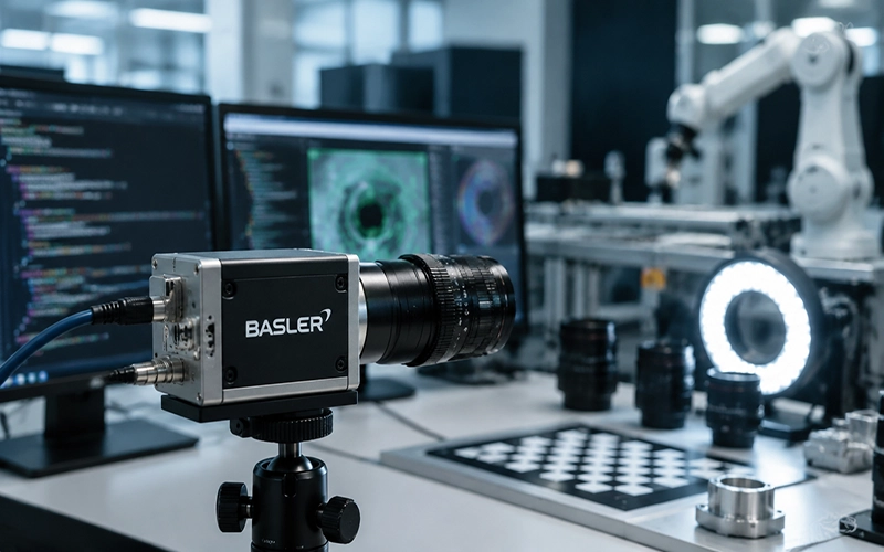 دوربین باسلر آزمایشگاه بینایی ماشین دوربین صنعتی Basler ace 2 دوربین Line Scan دوربین سهبعدی blaze بینایی ماشین دانشگاهی pylon SDK Embedded Vision GigE Vision